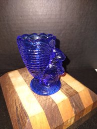 Vintage Art Glass Rabbit Toothpick Holder