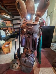 Golf Bag With Cart, Full