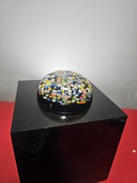 Small Art Glass Paperweight