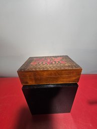 Wooden Trinket Box, Jewelery Box, Made In Poland