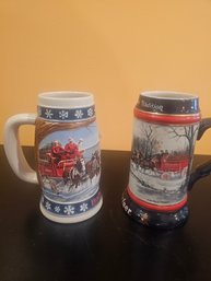 2 Beer Steins