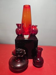 Ruby Red Glass Collection