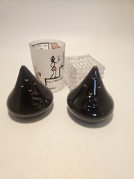 Hershey Kisses Salt And Pepper Shakers And Cocktail Cup