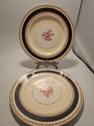 Two Collectible Crown Royale Wake England Plates