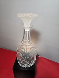 Unique Decanter With The Original Frosted Glass Stopper