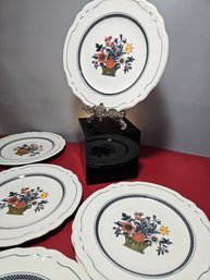 Flaxman Wedgewood Eryruria Set Of 6 Lunch Plates