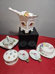 Collection Of Rose Decorated Fine China