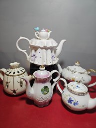Large Cpllection Of Unique Collectable Teapots