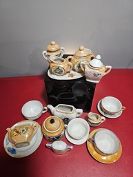 Dollhouse Miniature Japanese Ceramics Tea Set