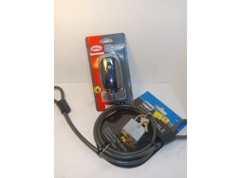 2 Lot Bike Lock And Head Light