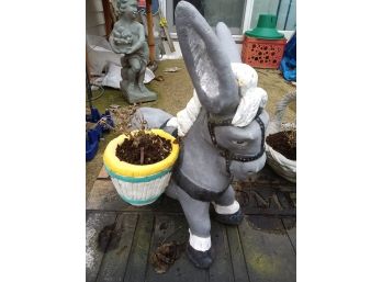 Garden Donkey Double-sided Planter