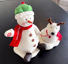 Hallmark Commemorative 'Snow What Fun' Jingling Toy Battery Operated (batteries Not Incl)