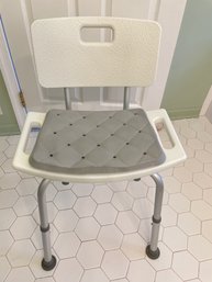 Durable Medical Equipment, Full-size Shower Chair With Adjustable Height, Hand Grips