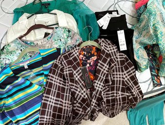 Lot Ladies Designer Wear, 8 NEW W Tags: C Siriano, Sag Harbor, Isaac Mizrahi, Chico's NY Collection Goldwater