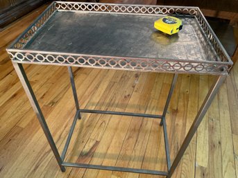 MiMid-century Modern Metal Plant Stand 18x12x24high