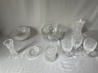 Lead Crystal & Glass Glasses & Vases & Bowls