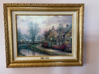 Thomas Kinkade Lamplight Lane Print