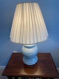 Light Blue Ceramic Table Lamp