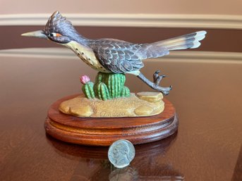 Roadrunner Bird Figurine Andrea By Sadek, Japan #7627 1986