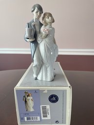 Boxed Lladro 'Wedding Bells' Figurine, 06164, 8.5 X 4 Juan Huerta 1994