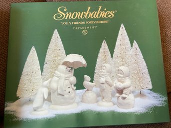 Snowbabies Jolly Friends Forevermore Ceramic Christmas Ornaments