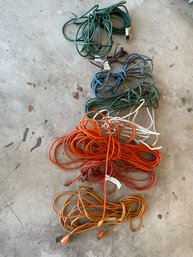 Lot Of Heavy Duty Extension Cords And Romex Cable