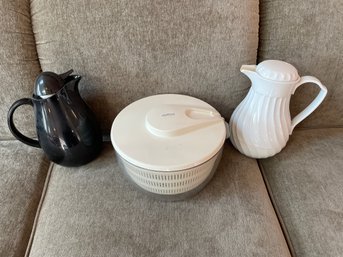 Zyliss Salad Spinner And Two Pitures