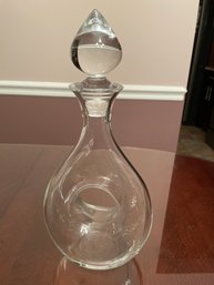 LENOX TUSCANY CLASSICS PIERCED 32 OZ. CRYSTAL WINE DECANTER