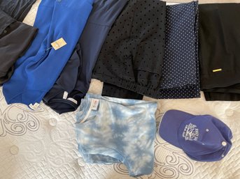 Womens Lot Of 14P Clothing, Isaac Mizrahi L Blue Top And Sz 14 Pants, NEW Coldwater Creek Top ($60), D & Co