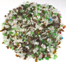 APPROXIMATELY 5 LBS. OF DECORATIVE BEACH GLASS