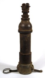 VINTAGE FIRE HOSE NOZZLE BY J. P. WARD, EARLY 20TH CENTURY