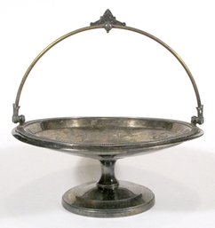 VICTORIAN ROGERS & BROS. SILVERPLATE BASKET IN THE AESTHETIC TASTE, CIRCA 1880