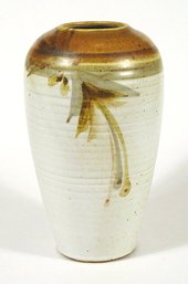 VINTAGE VASE BY CAROL SEVICK, VERMONT, MID-TO-LATE 20TH CENTURY