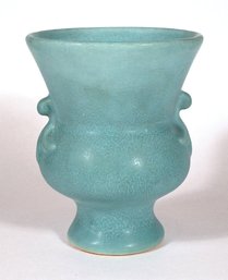 SCARCE VINTAGE VASE BY WELLER IN THE EVERGREEN GLAZE, 1920s - 1930s