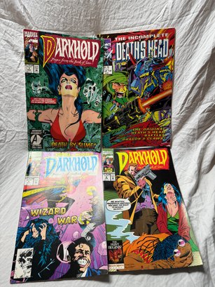 4 Comic Books Marvel Comics
