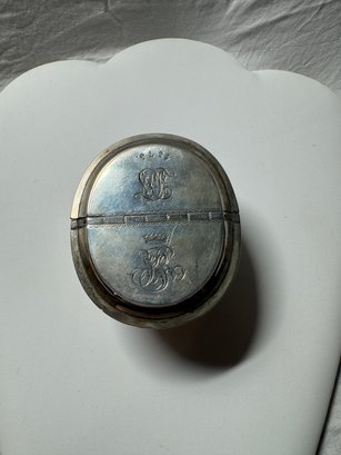 1875 Russian .875 Silver Small Dish,weight 120 Grams