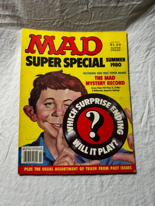 Vintage Mad Super Special Summer 1980 Magazine