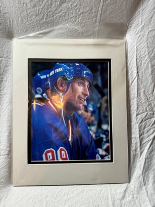 Wayne Gretzky New York Rangers Photo Matted To 11x14