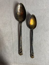 2 1847 Rogers Bros Eternally Yours Vintage Spoons