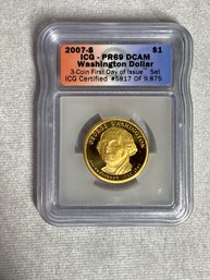 2007-S ICG PR69 DCAM Washington Dollar