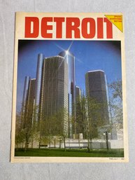 July 7, 1980 Detroit Magazine With Renaissance Center On Cover