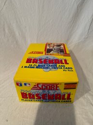 1990 Score MLB Baseball Cards Sealed Packs - 704 Cards Total