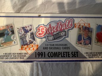 1991 Upper Deck Baseball Complete Edition 3-d Team Holograms- Sealed