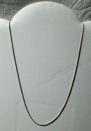 18' Sterling Silver Necklace, Marked 925 Italy
