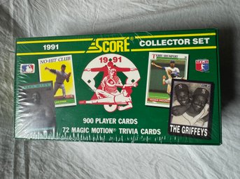 1991 Score Baseball Collector Card Set- Sealed