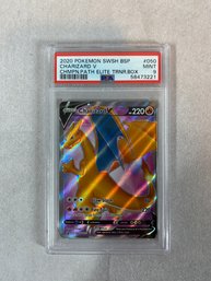 PSA 9 2020 Pokemon SWSH BSP CHARIZARD V Chmpn.Path Elite Trnr.Box