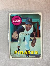 1969 Topps Baseball Dock Ellis #286