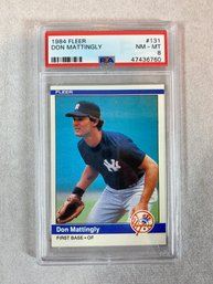 PSA 8 1984 Fleer Don Mattingly #131