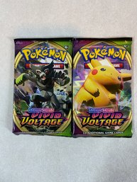 2 Pokemon Sword & Shield Vivid Voltage Packs