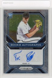 Trevor Rogers Autograph 21 Panini Prize #RA-TR- Rookie Baseball